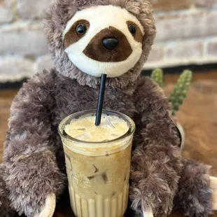 Iced Double-07 latte.