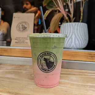 Sweet Little Hulk (Matcha + Oat Milk + Rose)