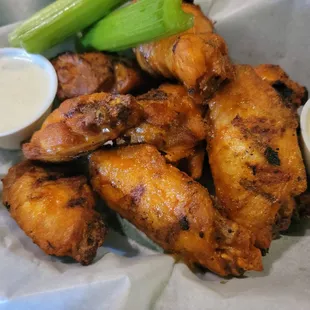 Hot wings.