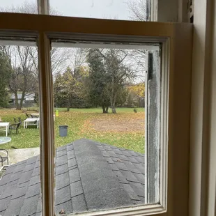 View from the window.