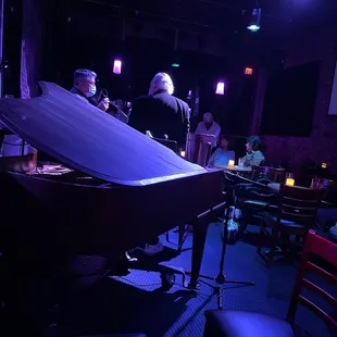 Checking out a new place! Live jazz