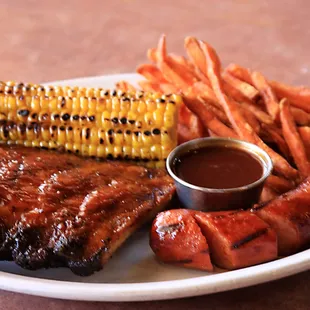 Sausage and Rib Dinner