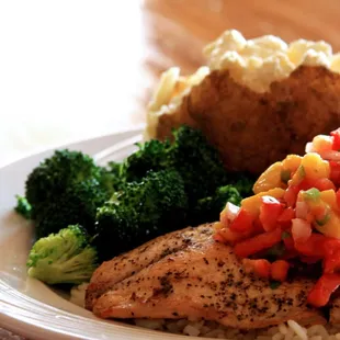 Tilapia and Mango Salsa