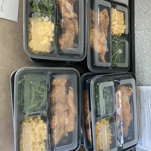 Chicken tenders lunch individually packaged