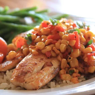 Tilapia with Corn Salsa
