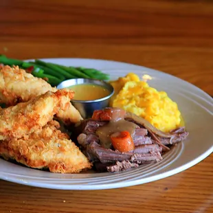 Chicken Tenders and Pot Roast
