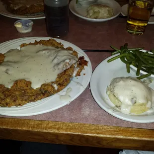 The Texas Sized Chicken Fried Steak Dinner