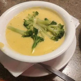 Broccoli cheese soup