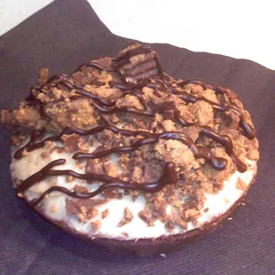 Peanut butter and chocolate tart