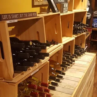 ....NOT just Cork'Side Views...Black Fire EV3N have Ciders and Brews!! Had to get a bottle of their 'DALY BLUES!'  A Great RED POUR...