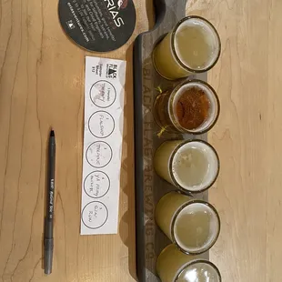 My sampler... all IPA's