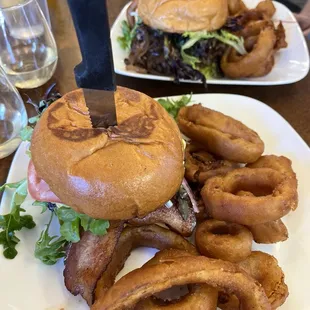 Classic Burger and Irish Porter Burger