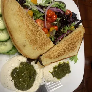 Loved this Capriccio salad with burrata and pesto