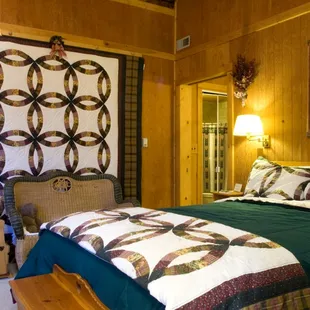 The Haven is the honeymoon suite in the Lodge that is also the brides&apos; room when we have weddings here.