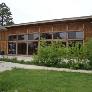 The post and beam lodge is ideal for weddings, retreats, reunions, meetings, scrapbooking, etc., etc., etc!