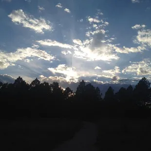 Waking the loop at sunset!