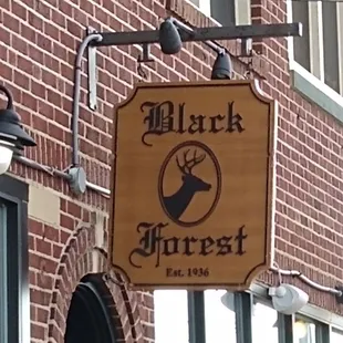 The black forest bar with Vicki.