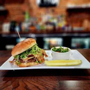 Bacon and Brie Burger