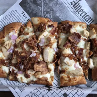 Chicken Bacon Ranch Pizza