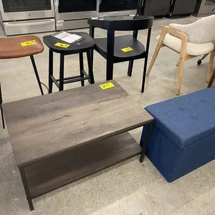 Deals on some decent furniture. None of them were damaged, but just look closely if there is any damage