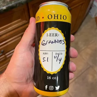 Grannie's sweet potato porter...because this time of year, everybody else has pumpkin porter.