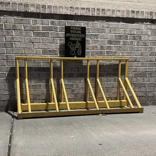 Bike rack...for you athletic drunks...like me.