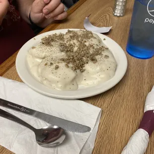 Biscuits and gravy.