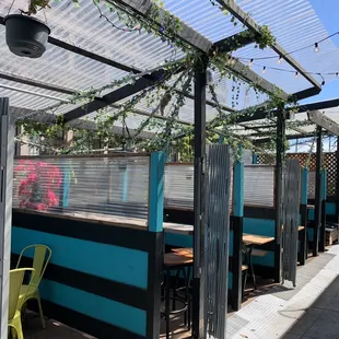 outside seating area