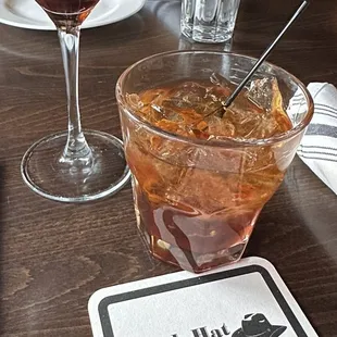 Manhattan and a old-fashioned