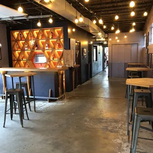 the interior of a restaurant