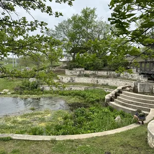 Lakeside of stonewall shelter