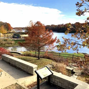 Lake Lenexa at Black Hoof Park on a Fall Day