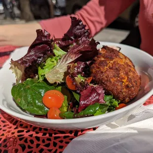 Crab Cake Salad