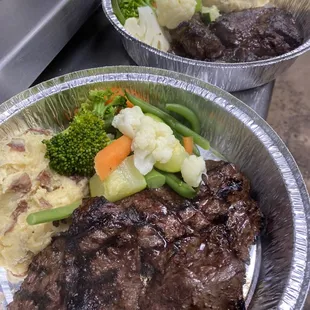 Hanger Steak Dinner