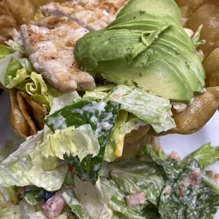 Southwest Chicken Tostada
