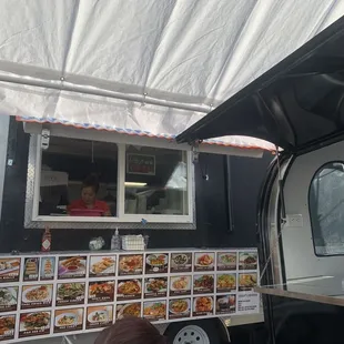 View from seating area