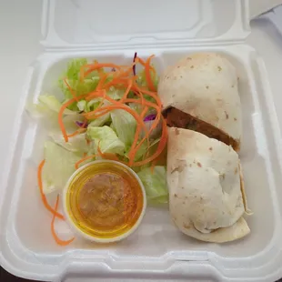 Thai Chicken Breakfast Burrito