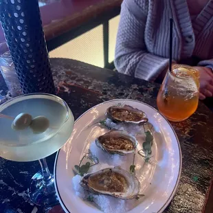 Dirty martini &amp; summer spritz