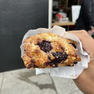 Blackberry scone