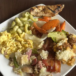 St. Patrick&apos;s Day buffet food...
