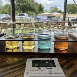 Beer flight
