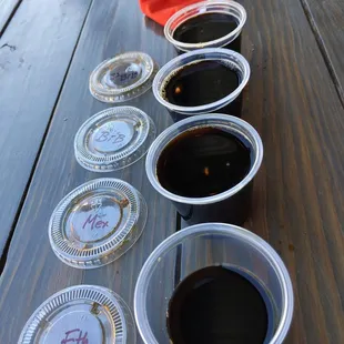 Top to bottom: Barrel Age Black is Beautiful Black is Beautiful Jeff Fuel - Mexico Jeff Fuel - Ethiopia