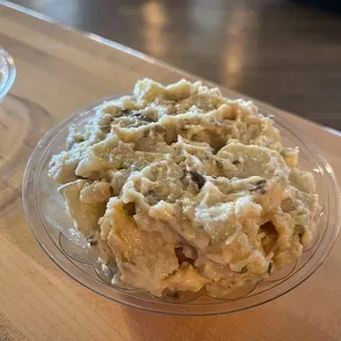 Potato salad was different but very good