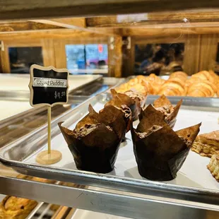 pastries and pastries on display