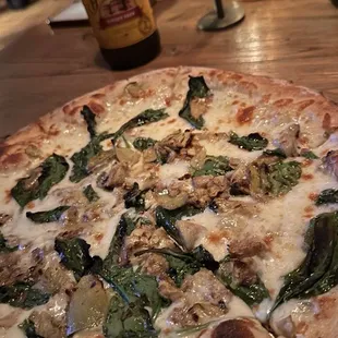 12" Spinach Artichoke Pizza