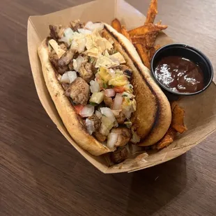 Lovely jerk chicken sandwich