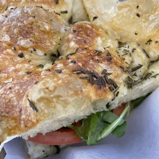 Caprese focaccia