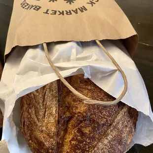 a bag of bread