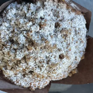 Apple streusel muffin