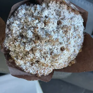 Apple streusel muffin